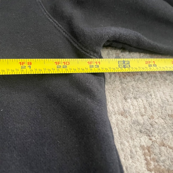 Obey Collegiate Logo Hoodie Black w/ Blue Print (Size Large) - Picture 5 of 7